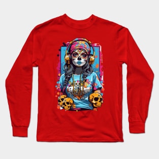 Sugar Skull Girl Long Sleeve T-Shirt